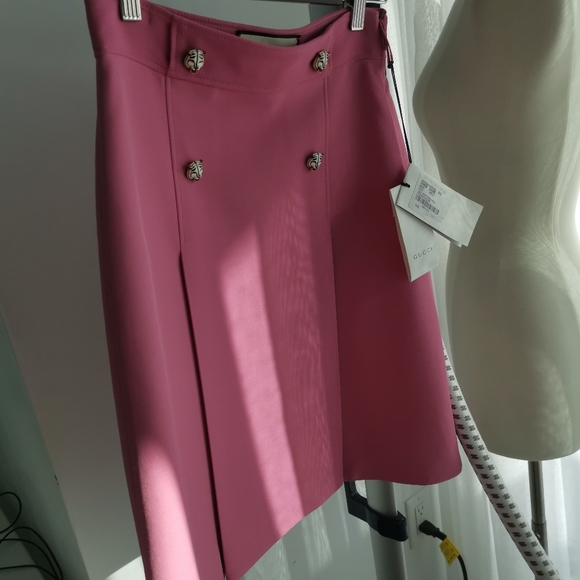 Gucci high-waist a-line cady crepe skirt - Picture 3 of 8